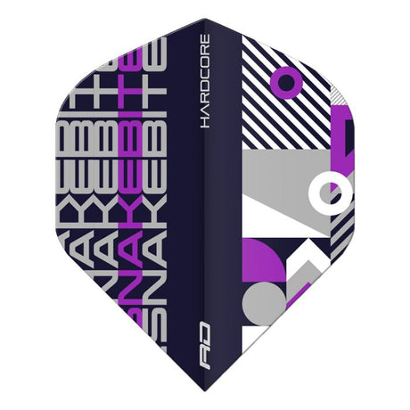 Hardcore Snakebite Stack Black & Purple Flights