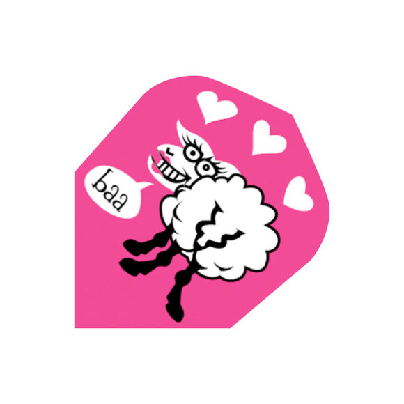 Harrows Quadro Sheep on Pink Std Flights