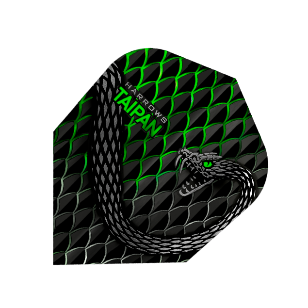 Harrows Taipan STD No6 Flights - Green