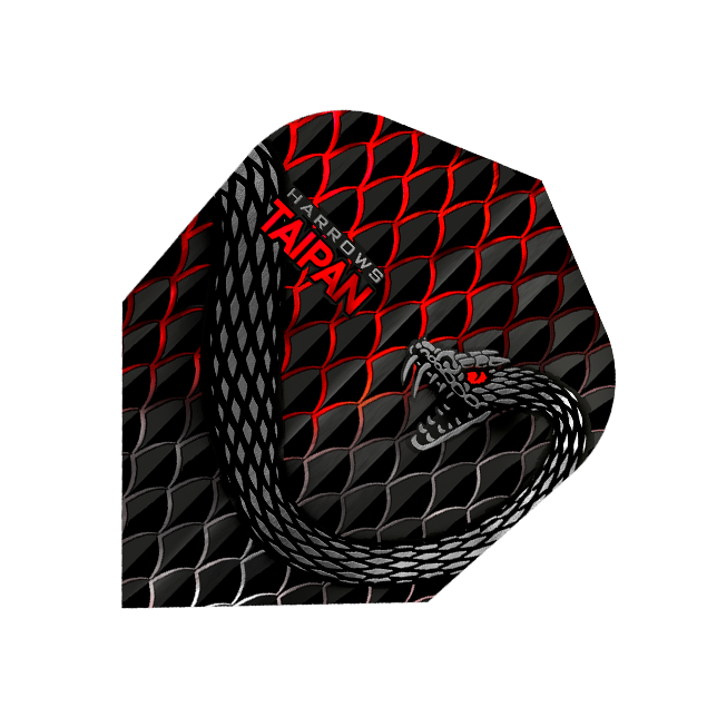 Harrows Taipan STD No6 Flights - Red