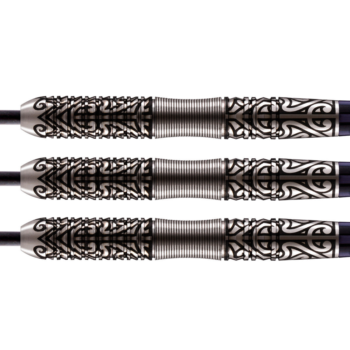 WARRIOR HAUTOA STEEL TIP DART SET-CENTRE WEIGHTED 80% TUNGSTEN BARRELS - Aussie Dart Supplies Online