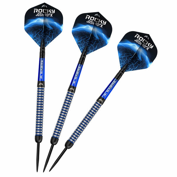 Mission Josh Rock Darts Steel Tip The Rock Black & Blue