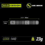 Winmau MVG Authentic 85% Tungsten alloy