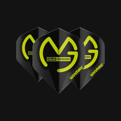 MVG Player Mega Std No2 Darts Flights Set Black
