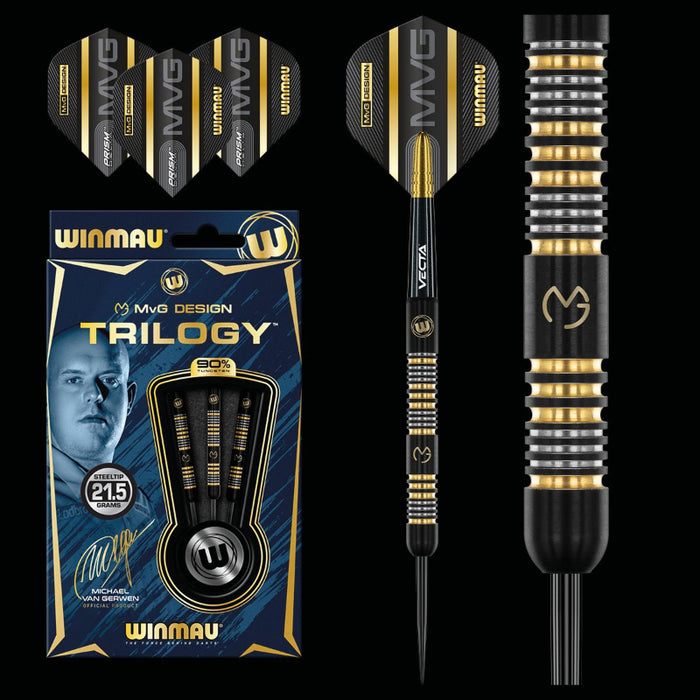 MvG Trilogy 90% Tungsten alloy Darts Set