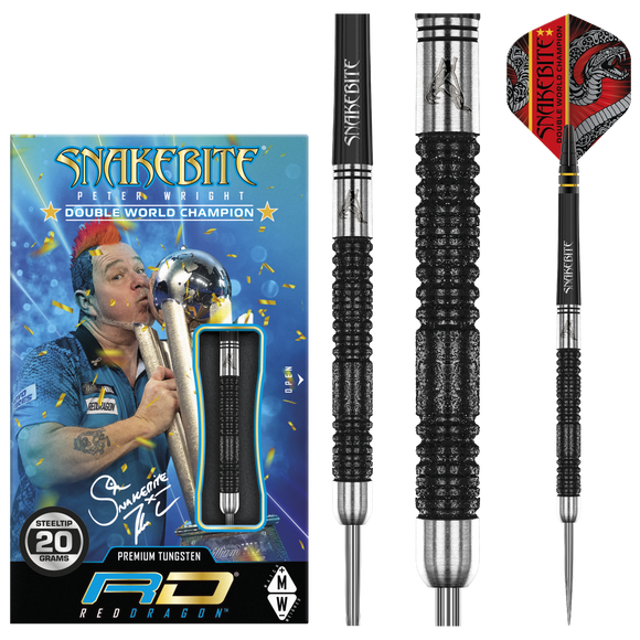 Peter Wright Snakebite Double World Champion Special Edition Tungsten
