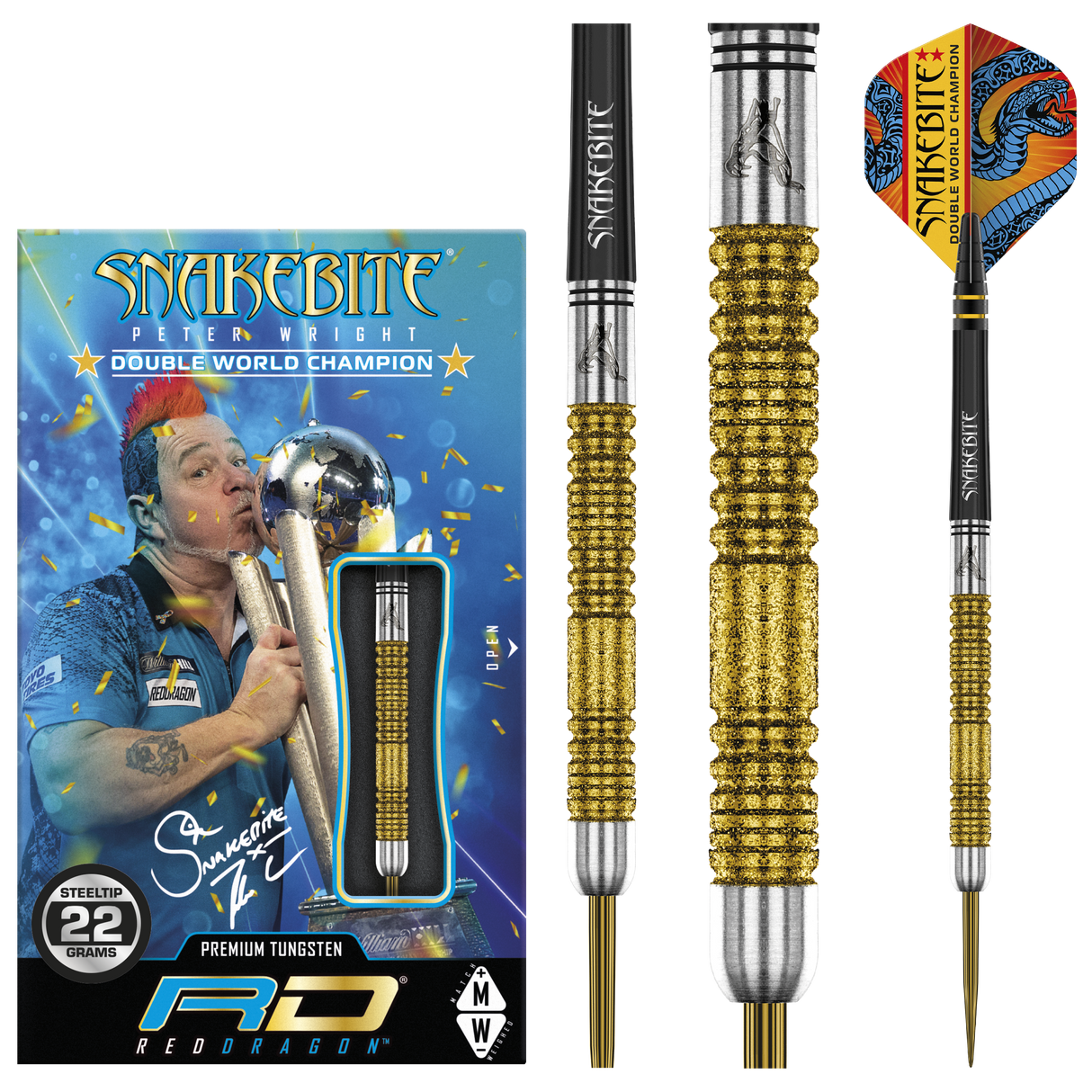 Peter Wright Double World Champion SE Gold Plus Premium Tungsten Alloy