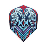 Viking Raven Dart Flight Set-Small Standard Blue