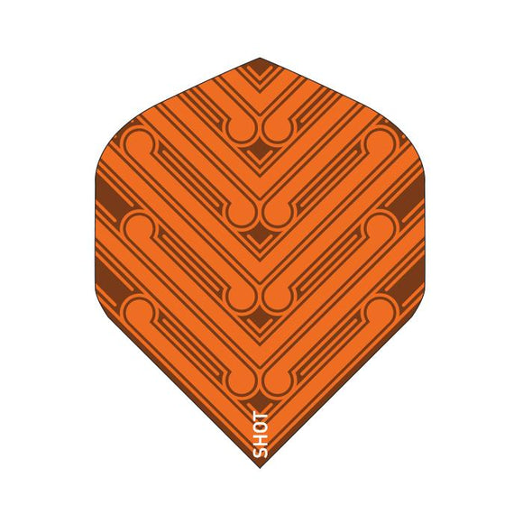 Manu Orange Dart Flight Set-Standard