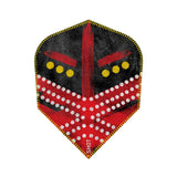 Shot Devon Petersen Greatness Dart Flight Set-Red-Small Standard*