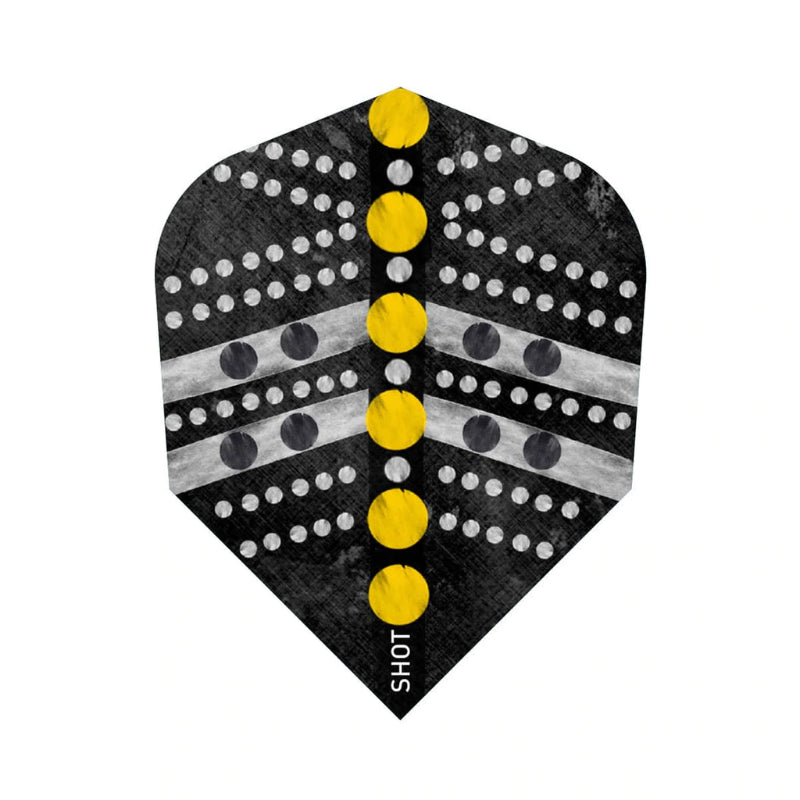 Shot Devon Petersen Wisdom Dart Flight Set-Small Standard*