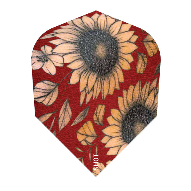 Sunflower Dart Flight Set–Small Standard
