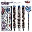 Warrior TIPU Steel Tip Dart Set - Front Weighted 80% Tungsten Barrel - Aussie Dart Supplies Online