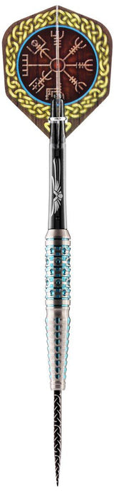 Viking Drakker Steel Tip Dart Set Back Weighted Tungsten Barrels - Aussie Dart Supplies Online