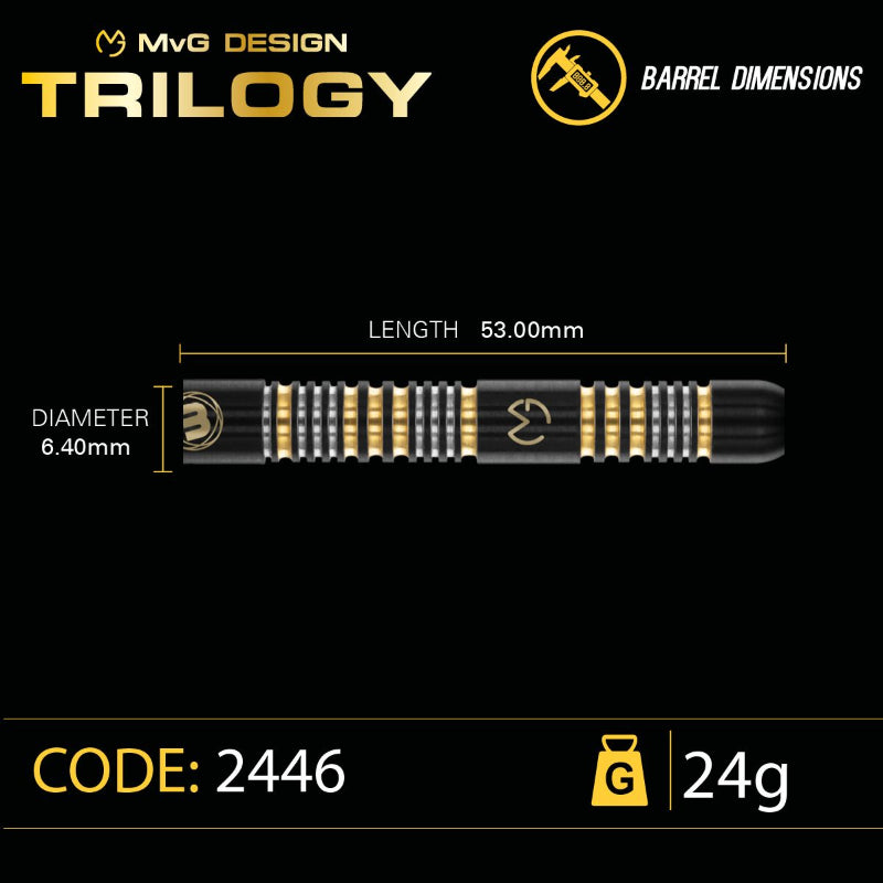 MvG Trilogy 90% Tungsten alloy