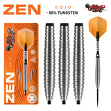 Zen DOJO Steel Tip Dart Set-80% Tungsten Barrels