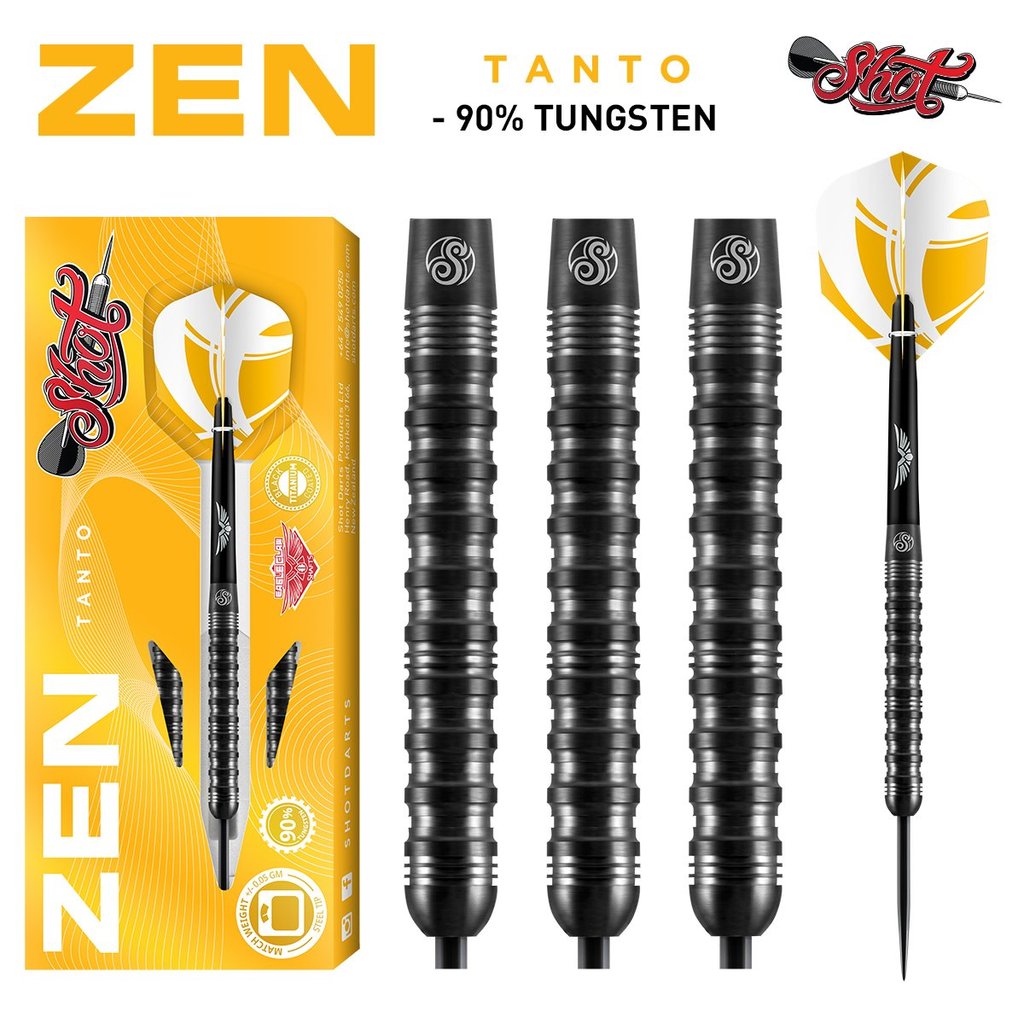 Zen Tanto Steel Tip 90% Tungsten Barrels