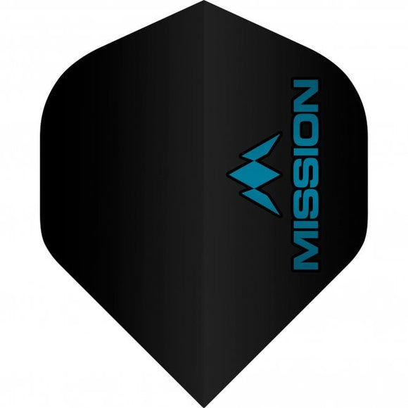 Mission Logo Dart Flights 100 Micron No2 Std