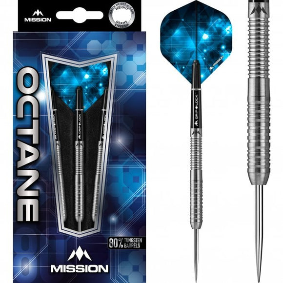 Mission Octane Darts Steel Tip M3 Rear Ring Grip