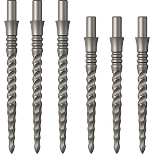 thumbnail image 2 of Mission Darts Lunar C/S Steel Tip Points - 32/36/38/40mm Replacement Dart Points With Milled Grip 2 of 13