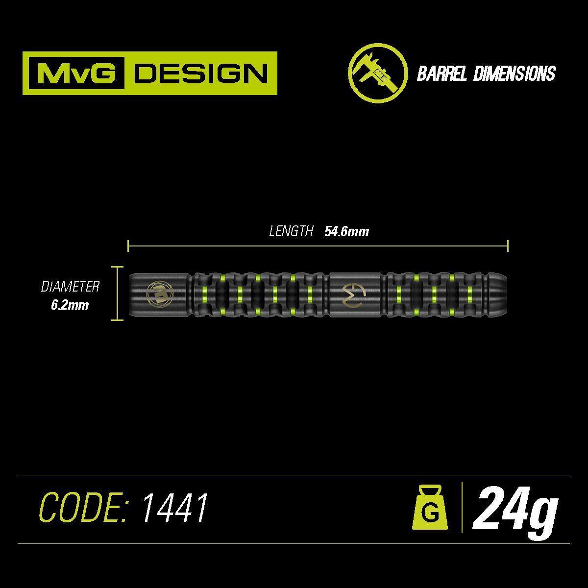 MVG Adrenalin 90% Tungsten Alloy