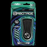 Winmau Sabotage Black 90% Tungsten alloy