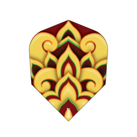 Flower Mystic Small Standard 100 Micron Flights - Aussie Dart Supplies Online