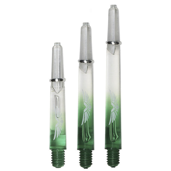 Eagle Claw Shaft Clear Green with Ring - Aussie Dart Supplies Online