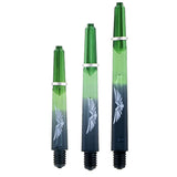 Eagle Claw Shaft Green Black with Ring - Aussie Dart Supplies Online