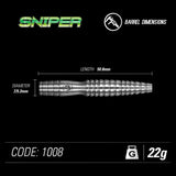 Winmau Sniper 22G 90% Tungsten Alloy