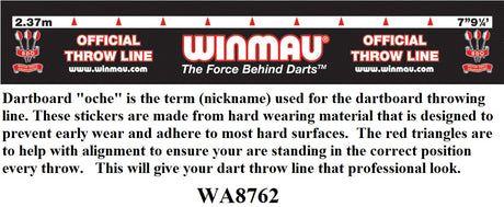 Winmau Oche Sticker